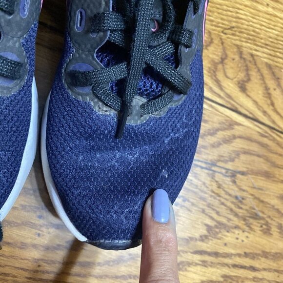 nike Renew Ride 2 CU3508-401 Blackened Blue/Pink Glow-Black Sz 6.5 - Picture 7 of 9